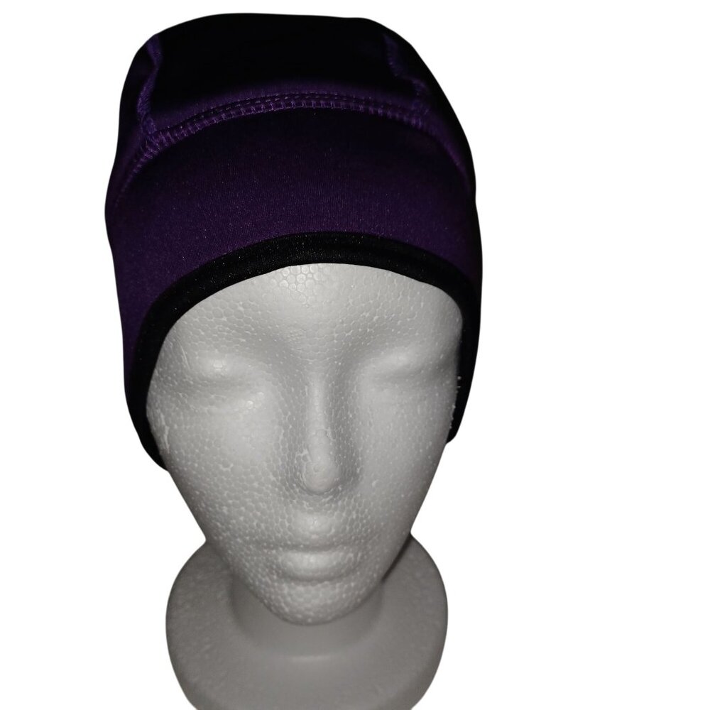 Igloos Gorpcore Retro Warm Royal Purple/Black Street Wear Urban Skully Cap Men
